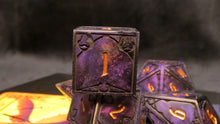 Load image into Gallery viewer, Poisoner's Kit - Set of 7 Gothic Frame Dice
