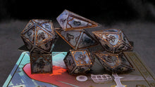 Load image into Gallery viewer, Horse Girl Shit - Set of 7 Gothic Frame Dice
