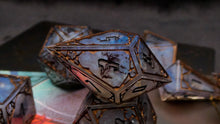 Load image into Gallery viewer, Horse Girl Shit - Set of 7 Gothic Frame Dice

