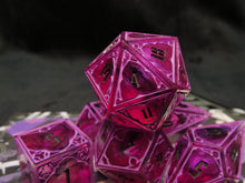 Load image into Gallery viewer, **RESERVED** Isidor - Set of 7 Gothic Frame Dice
