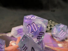 Load image into Gallery viewer, **RESERVED** Lilac Winds - Set of 8 Dice
