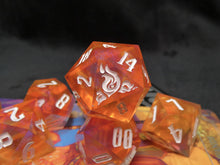Load image into Gallery viewer, Sunset - Partial Set of 7 Dice
