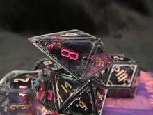 Load image into Gallery viewer, Cursebreaker - Set of 7 Gothic Frame Dice
