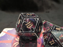 Load image into Gallery viewer, Cursebreaker - Set of 7 Gothic Frame Dice
