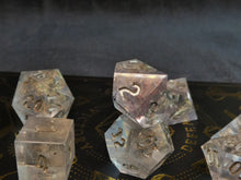 Load image into Gallery viewer, Moonstone - Set of 7 Miniature Dice
