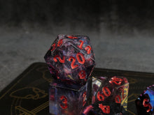 Load image into Gallery viewer, Blood Moon - Set of 7 Miniature Dice

