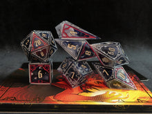Load image into Gallery viewer, The Conqueror - Set of 7 Gothic Frame Dice

