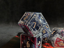 Load image into Gallery viewer, The Conqueror - Set of 7 Gothic Frame Dice
