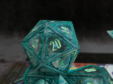 Load image into Gallery viewer, Tempest - Set of 7 Gothic Frame Dice
