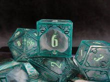 Load image into Gallery viewer, Tempest - Set of 7 Gothic Frame Dice
