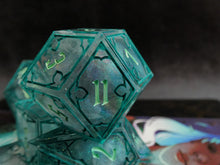 Load image into Gallery viewer, Tempest - Set of 7 Gothic Frame Dice
