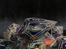 Load image into Gallery viewer, Soleil - Set of 7 Gothic Frame Dice

