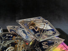 Load image into Gallery viewer, Soleil - Set of 7 Gothic Frame Dice
