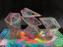 Load image into Gallery viewer, Kestrel - Set of 7 Gothic Frame Dice
