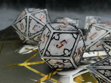 Load image into Gallery viewer, Mistwalker - Set of 7 Gothic Frame Dice
