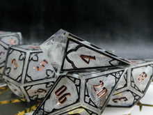 Load image into Gallery viewer, Mistwalker - Set of 7 Gothic Frame Dice
