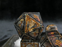 Load image into Gallery viewer, The Knight - Partial Set of 6 Gothic Frame Dice
