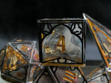 Load image into Gallery viewer, The Knight - Partial Set of 6 Gothic Frame Dice
