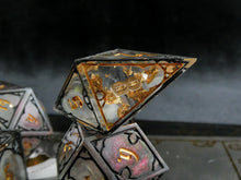 Load image into Gallery viewer, The Knight - Partial Set of 6 Gothic Frame Dice
