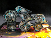 Load image into Gallery viewer, The Elementalist - Set of 7 Gothic Frame Dice
