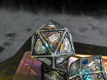 Load image into Gallery viewer, The Elementalist - Set of 7 Gothic Frame Dice
