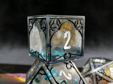 Load image into Gallery viewer, The Elementalist - Set of 7 Gothic Frame Dice

