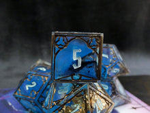 Load image into Gallery viewer, Oath of the Waves - Set of 7 Gothic Frame Dice
