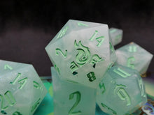 Load image into Gallery viewer, Seafoam Dreams - Set of 8 Dice
