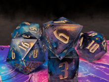 Load image into Gallery viewer, trajectory:moonstorm - Set of 8 Dice
