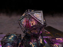 Load image into Gallery viewer, transmission:synthesis - Set of 7 Gothic Frame Dice
