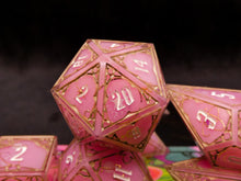 Load image into Gallery viewer, Summoner's Apprentice - Set of 7 Gothic Frame Dice
