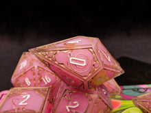 Load image into Gallery viewer, Summoner's Apprentice - Set of 7 Gothic Frame Dice
