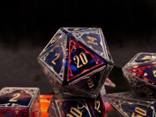 Load image into Gallery viewer, The Conqueror - Set of 7 Gothic Frame Dice
