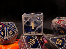 Load image into Gallery viewer, The Conqueror - Set of 7 Gothic Frame Dice

