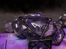 Load image into Gallery viewer, Midlight - Set of 7 Gothic Frame Dice
