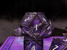 Load image into Gallery viewer, Midlight - Set of 7 Gothic Frame Dice
