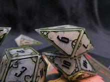 Load image into Gallery viewer, Academic - Set of 7 Gothic Frame Dice
