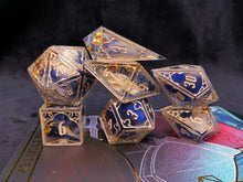 Load image into Gallery viewer, Soleil - Set of 7 Gothic Frame Dice
