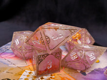 Load image into Gallery viewer, Infusion - Set of 7 Gothic Frame Dice
