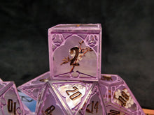 Load image into Gallery viewer, The Whisper Garden - Set of 7 Gothic Frame Dice
