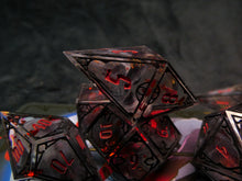 Load image into Gallery viewer, Verity - Set of 7 Gothic Frame Dice
