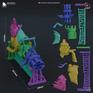 Jinx's Rhino Gun (Arcane) - Printed Miniature