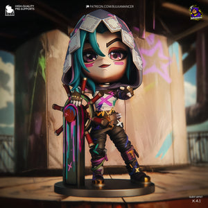 Chibi Jinx (Arcane) - Printed Miniature