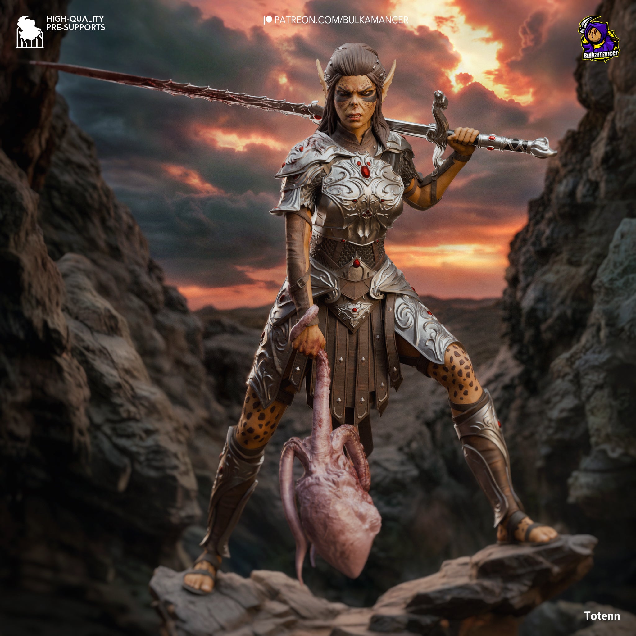 Lae'zel (Baldur's Gate 3) - Printed Miniature – Soulforge Dice