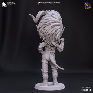 Chibi Karlach (Baldur's Gate 3) - Printed Miniature