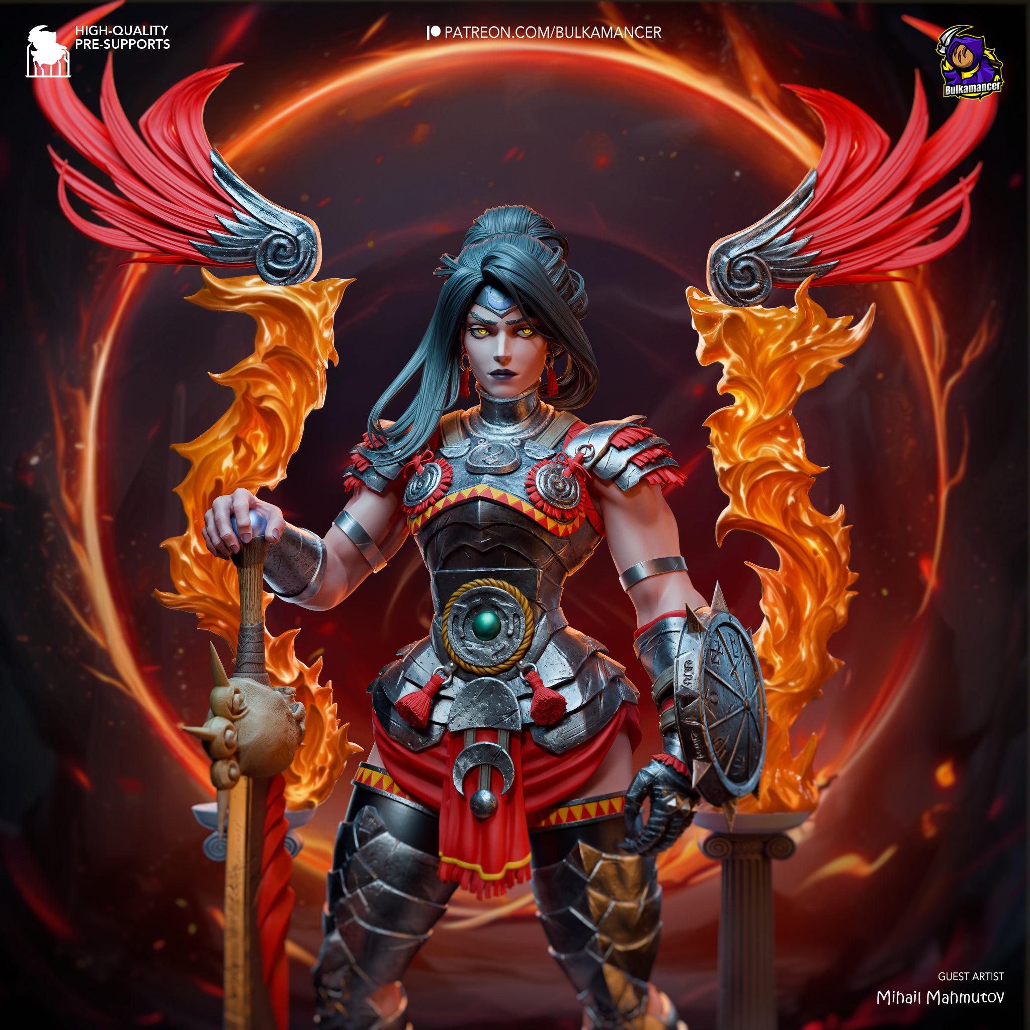 Nemesis (Hades 2) - Printed Miniature – Soulforge Dice